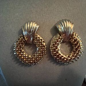 Vintage Gold Dangle Earrings